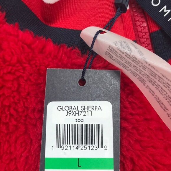 Tommy Hilfiger Striped-Trim Sherpa Sweatshirt - Picture 3 of 8